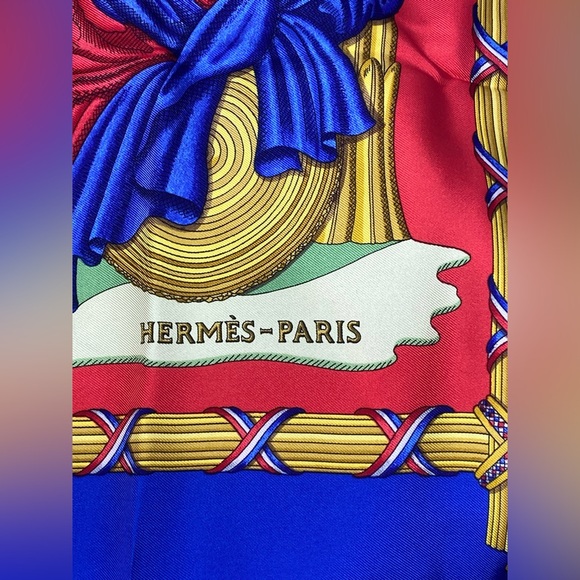 Hermes Vinatge Scarf 1789 Carre 90 By Joachim Metz - Picture 2 of 16